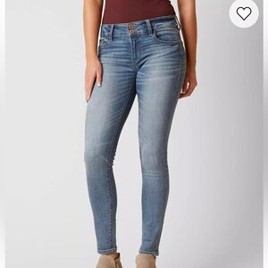 Daytrip Jeans Refined Virgo Skinny Raw Cuff Cropped, Size 29R